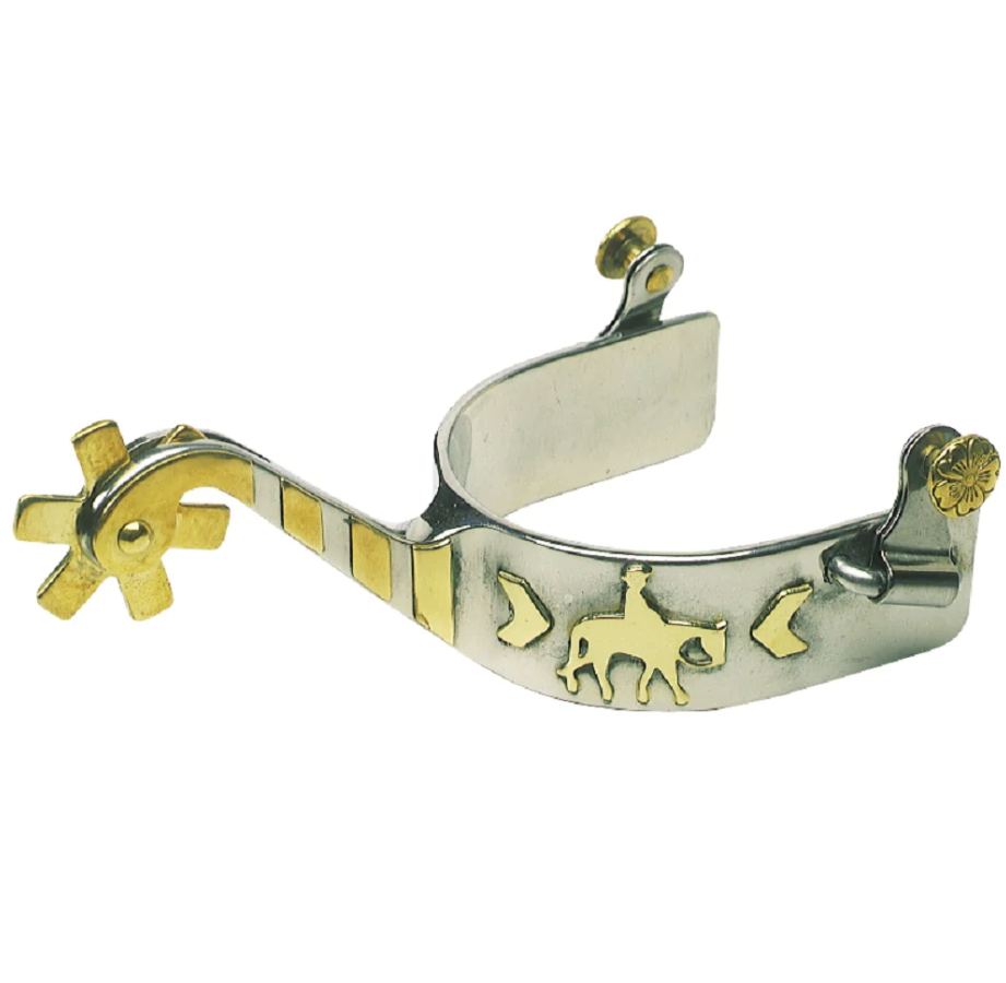 CUTTER SPURS WESTERN PLEASURE HORSE BRASS BRIM – Saddleworld NT