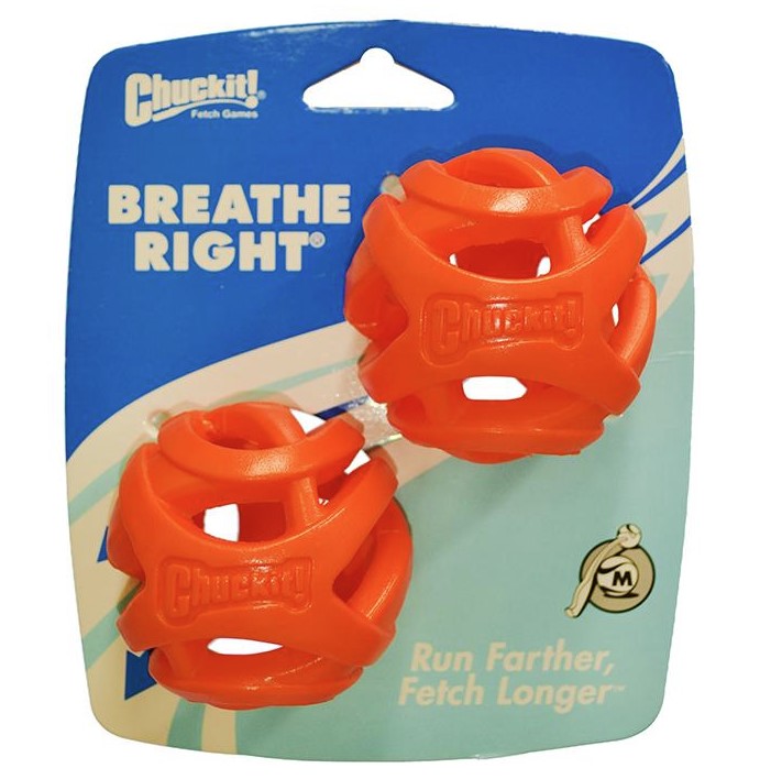 Chuckit Breathe Right Fetch Ball - 2 Pack