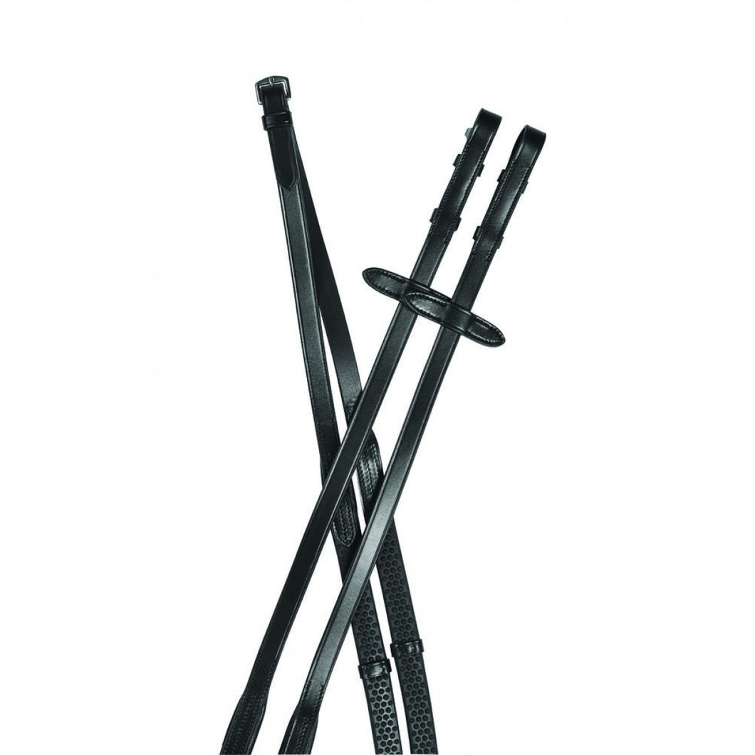 Collegiate Rubber Grip Reins with Stops | Saddleworld NT