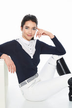 Load image into Gallery viewer, HARCOUR WOMENS DANCING LONG SLEEVE COMPETITION POLO
