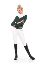 Load image into Gallery viewer, HARCOUR WOMENS DANCING LONG SLEEVE COMPETITION POLO
