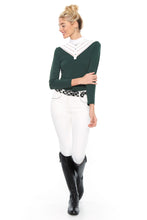 Load image into Gallery viewer, HARCOUR WOMENS DANCING LONG SLEEVE COMPETITION POLO
