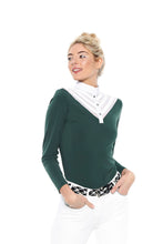 Load image into Gallery viewer, HARCOUR WOMENS DANCING LONG SLEEVE COMPETITION POLO
