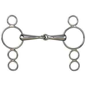 DUTCH GAG SNAFFLE W/FOUR RINGS