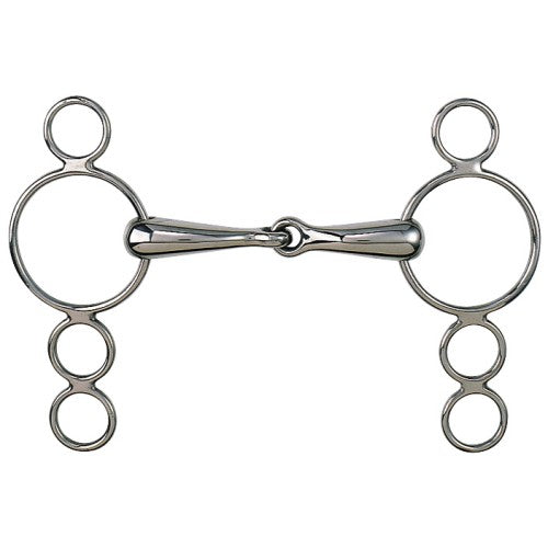 DUTCH GAG SNAFFLE W/FOUR RINGS