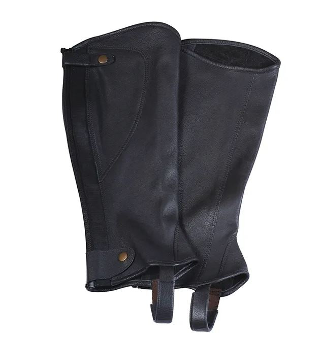 Eurohunter Leather Chapettes with Zipper