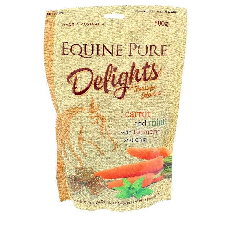 EQUINE PURE DELIGHTS CARROT & MINT FLAVOUR