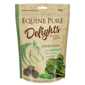 EQUINE PURE DELIGHTS PEPPERMINT & SPINACH FLAVOUR