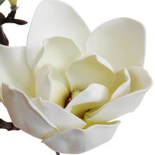 Load image into Gallery viewer, FAUX MAGNOLIA STEM WHITE

