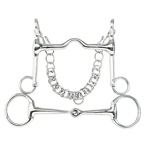 FIXED CHEEK CAMBRIDGE WEIGHMOUTH BIT SET