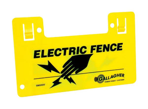 GALLAGHER WARNING SIGN
