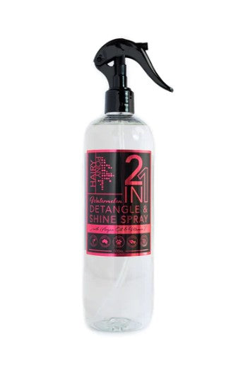 HAIRY PONY 2 IN 1 DETANGLE AND SHINE - WATERMELON