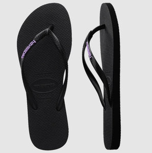 HAVAIANA SLIM LOGO THONGS