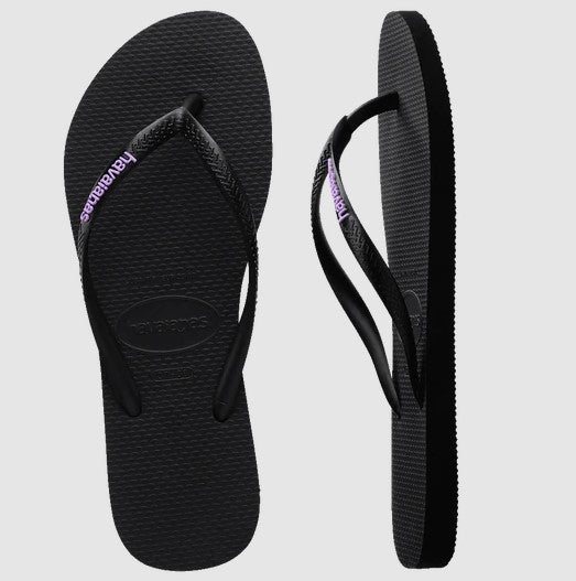 HAVAIANA SLIM LOGO THONGS