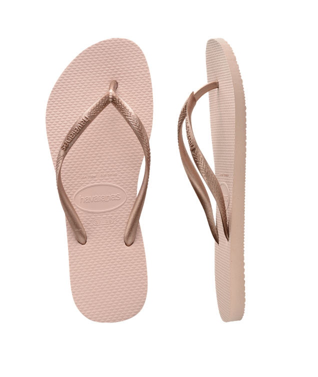 HAVAIANA SLIM METALLIC THONGS