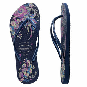HAVAIANA SLIM ORGANIC METALLIC THONGS