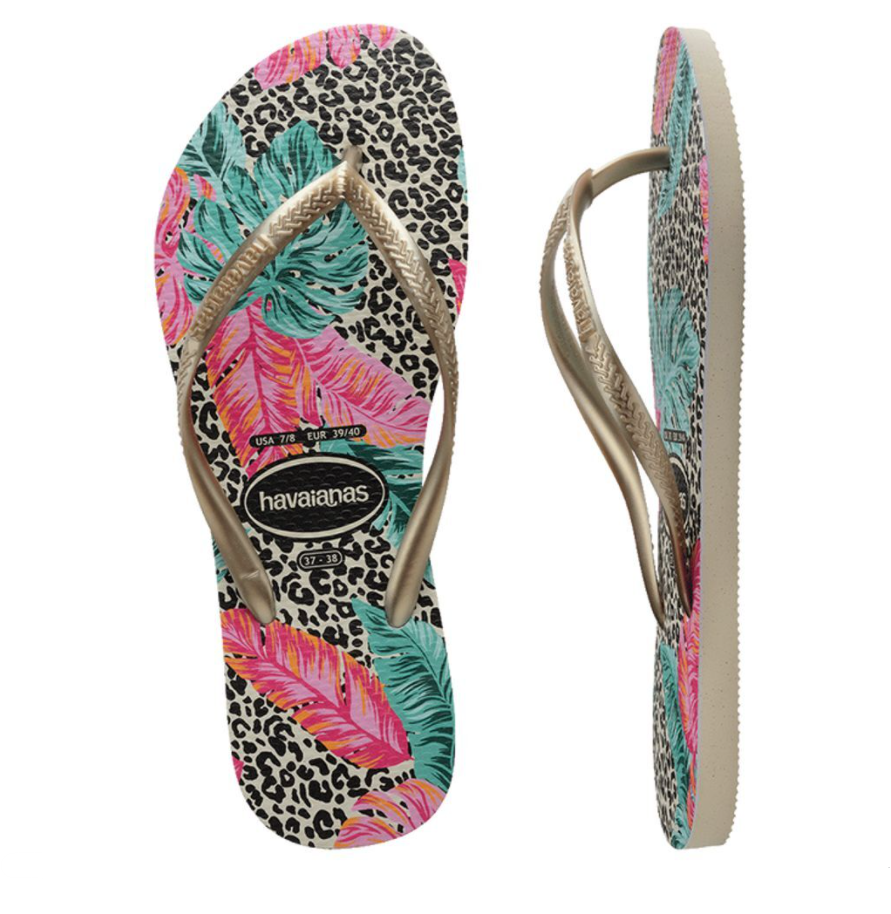 HAVAIANA SLIM PRINT JESSICA FLORAL THONGS