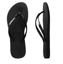 Load image into Gallery viewer, Havaiana Slim Rubber Logo Thongs
