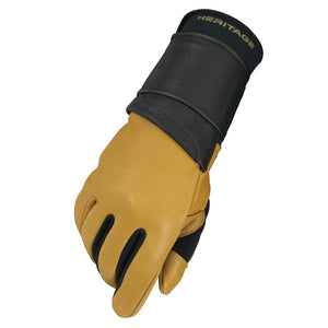 HERITAGE PRO BULL RIDING GLOVES RIGHT HAND