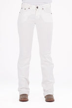 Load image into Gallery viewer, HITCHLEY &amp; HARROW WHITE HIGH RISE COMPETITION JEANS
