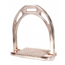 Load image into Gallery viewer, HKM ALUMINIUM ROSE GOLD STIRRUP SPACE
