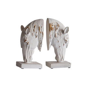 HORSE HEAD BOOK ENDS