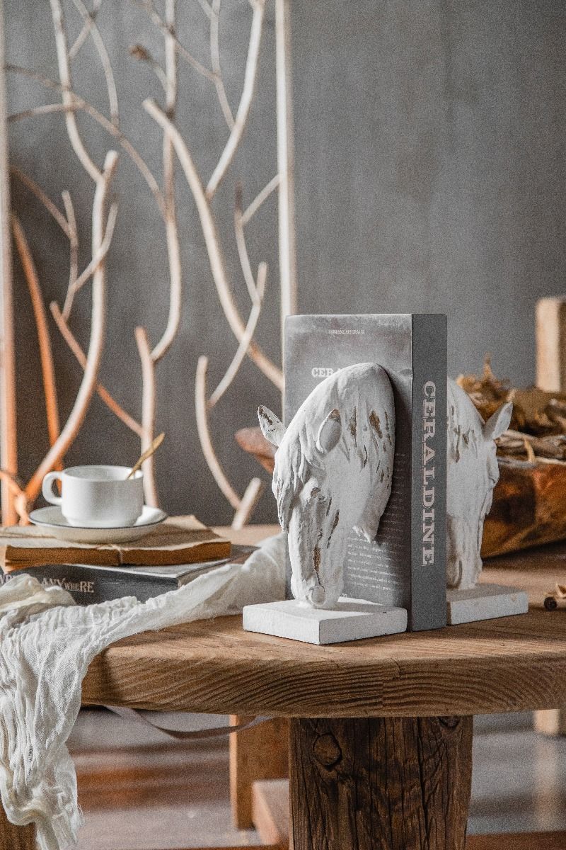 HORSE HEAD BOOK ENDS