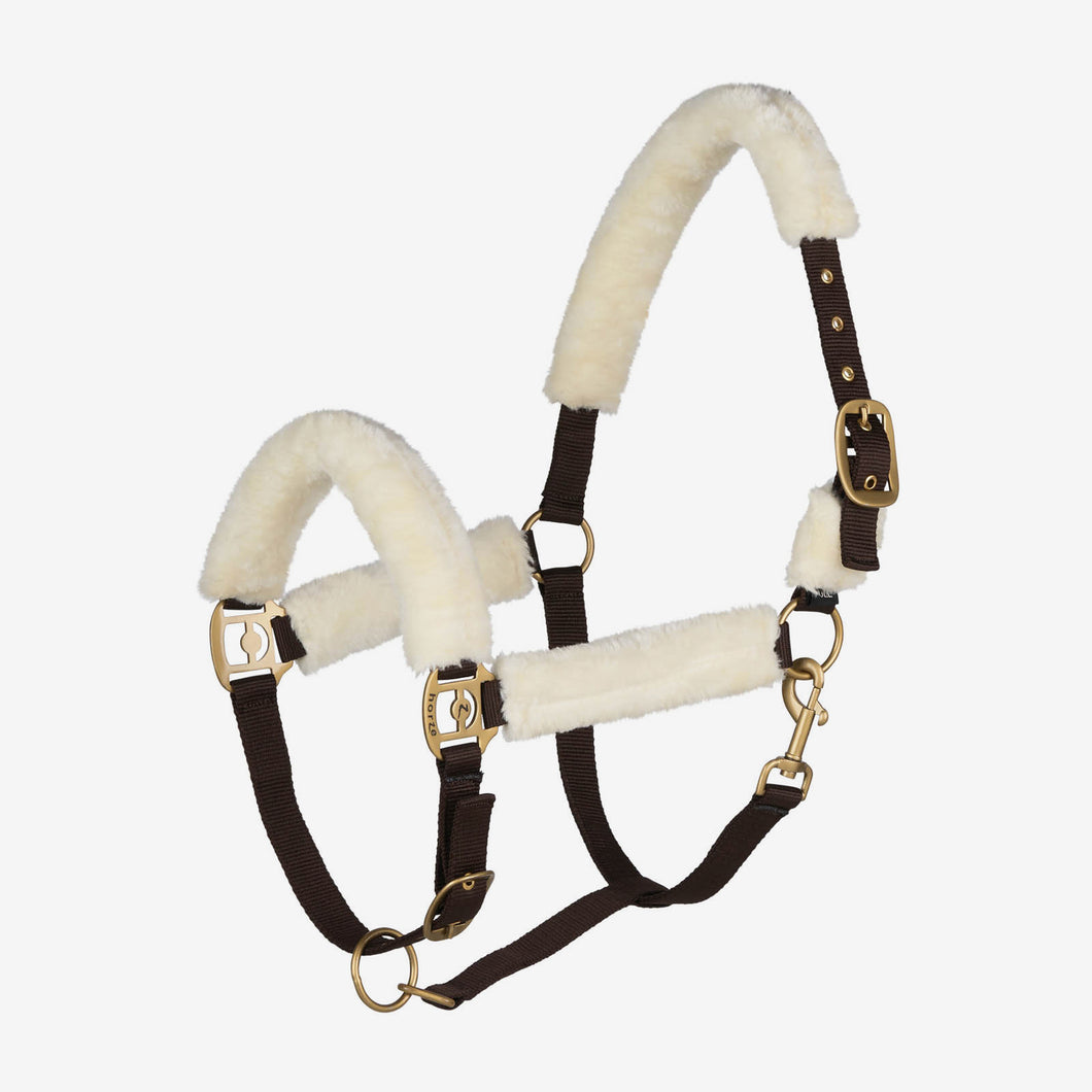 HORZE LINCOLN HALTER WITH FUR