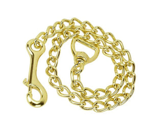 BRASS PLATED FINE LEAD CHAIN