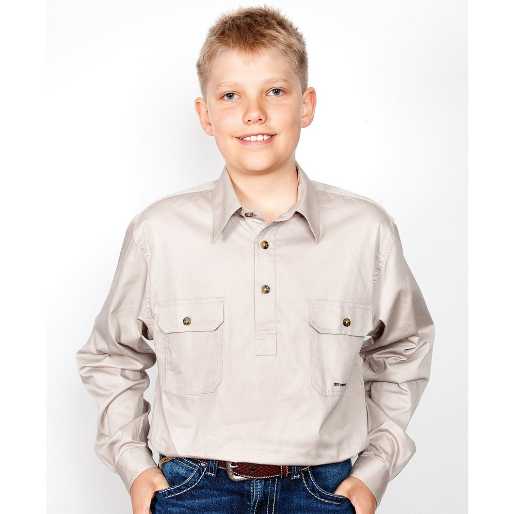 JUST COUNTRY BOYS LACHLAN 1/2 BUTTON
