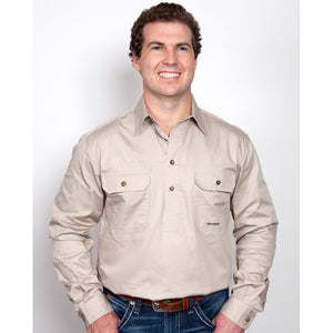JUST COUNTRY MENS CAMERON 1/2 BUTTON