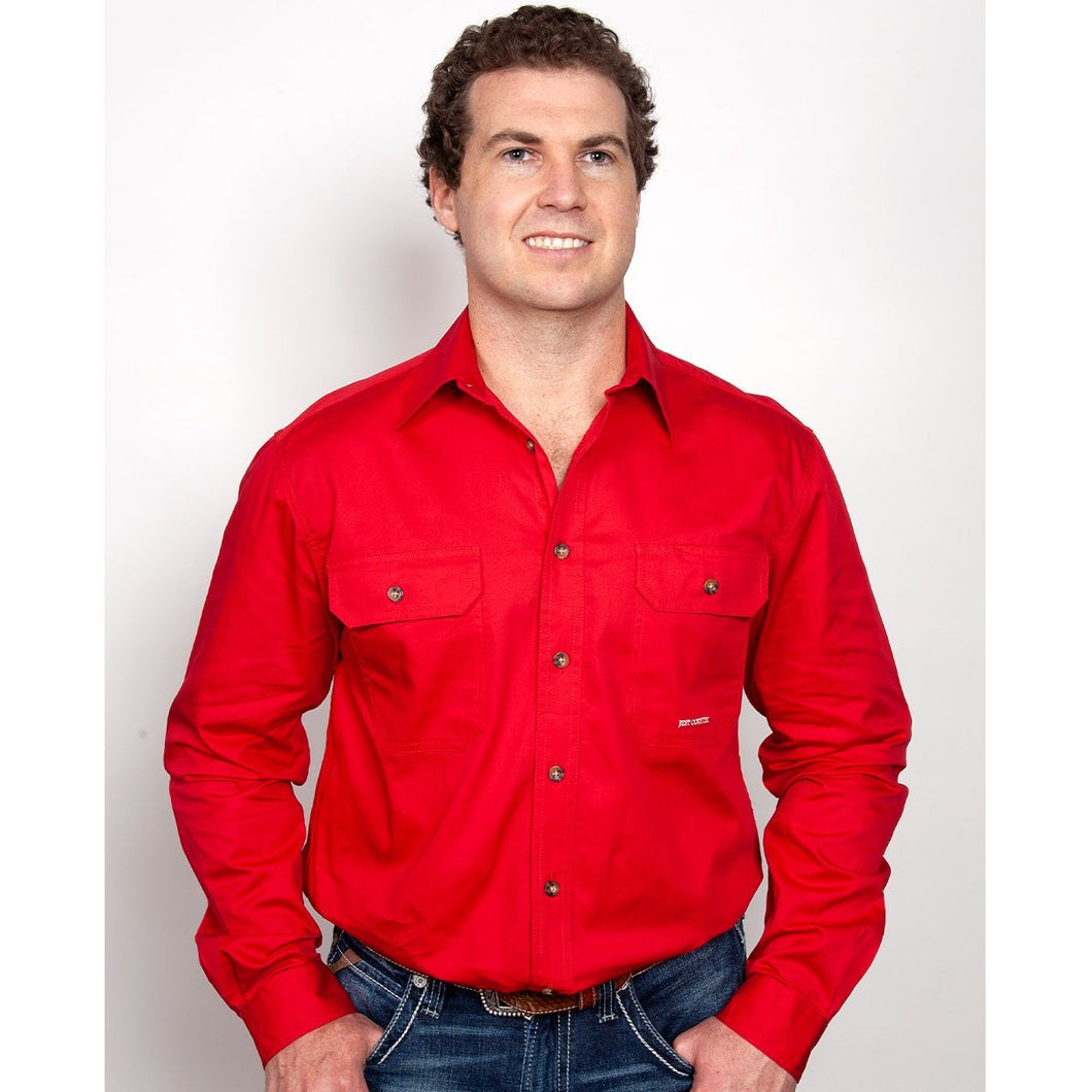 JUST COUNTRY MENS EVAN FULL BUTTON