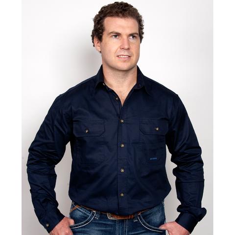 JUST COUNTRY MENS EVAN FULL BUTTON