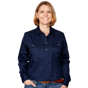 JUST COUNTRY WOMENS JAHNA 1/2 BUTTON