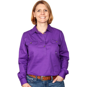 JUST COUNTRY WOMENS JAHNA 1/2 BUTTON