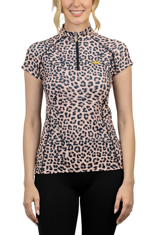 KASTEL ANIMAL PRINT CAP SLEEVE