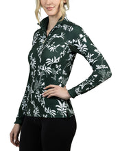 Load image into Gallery viewer, KASTEL FOREST GREEN AND WHITE LONG SLEEVE
