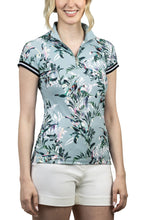 Load image into Gallery viewer, KASTEL ALL OVER ARTICHOKE BOTANICAL PRINT CAP SLEEVE

