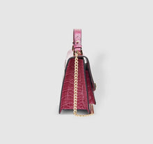 Load image into Gallery viewer, Louenhide Amelia Recycled Croc Top Handle Bag
