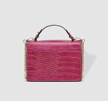 Load image into Gallery viewer, Louenhide Amelia Recycled Croc Top Handle Bag
