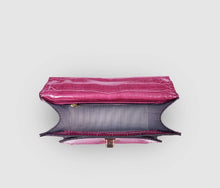 Load image into Gallery viewer, Louenhide Amelia Recycled Croc Top Handle Bag
