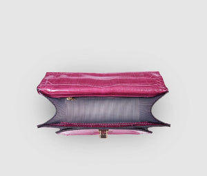 Louenhide Amelia Recycled Croc Top Handle Bag