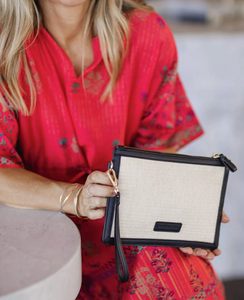LOUENHIDE OLINA TEXTURED CLUTCH