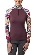 Load image into Gallery viewer, KASTEL RAGLAN FLORAL LONG SLEEVE SHIRT
