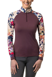 KASTEL RAGLAN FLORAL LONG SLEEVE SHIRT