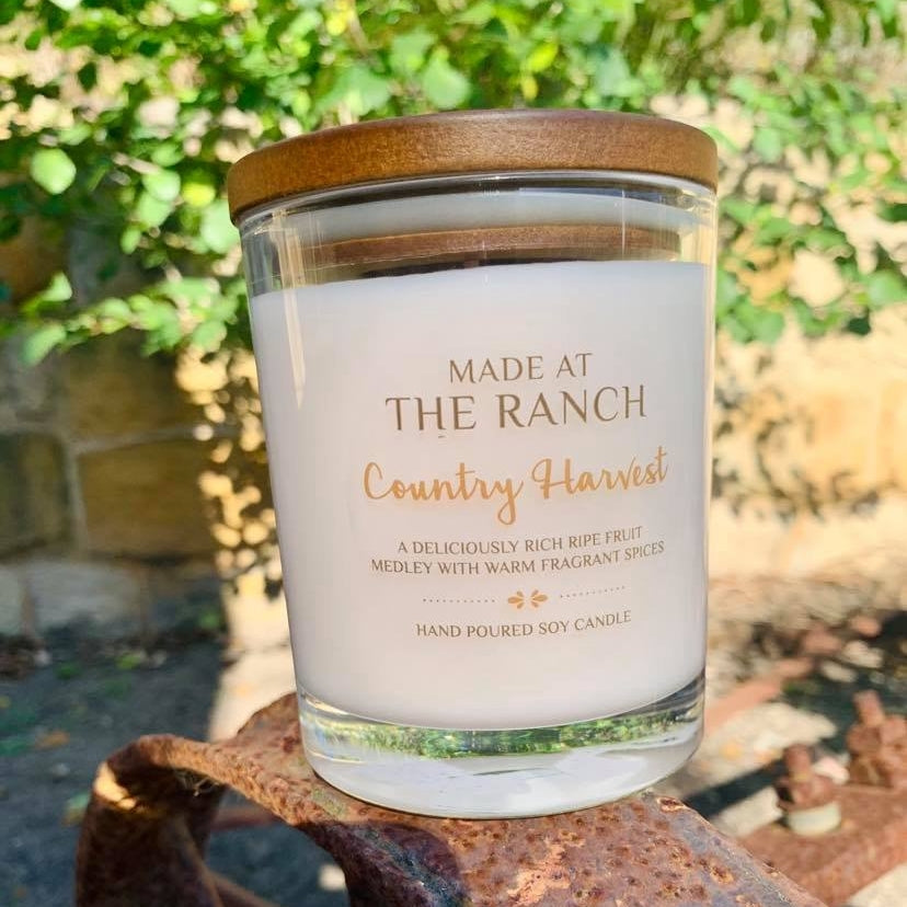 MADE AT THE RANCH COUNTRY HARVEST CANDLE