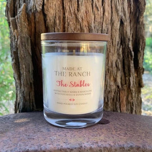 MADE AT THE RANCH THE STABLES CANDLE
