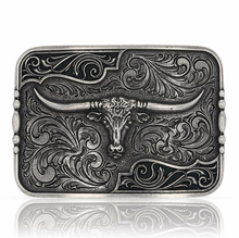 Load image into Gallery viewer, MONTANA ATTITUDE LONGHORN BUCKLE
