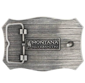 MONTANA SILVERSMITH LONGHORN ATTITUDE BUCKLE