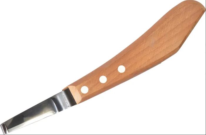 Hoof Knife Black Blade - Left Hand
